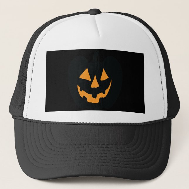 Beängstigend Pumpkin Truckerkappe (Vorderseite)