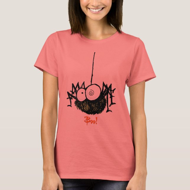 Beängstigend Spider Halloween-T - Shirt (Vorderseite)