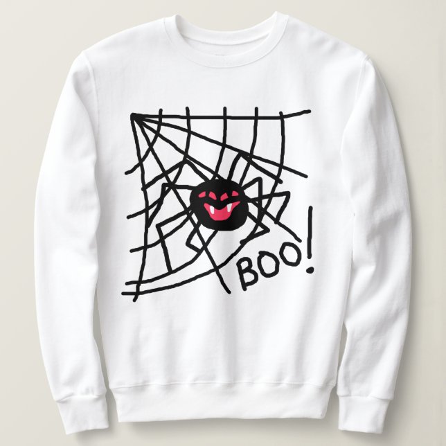 Beängstigend Spirit auf WebHalloween Sweatshirt (Design vorne)