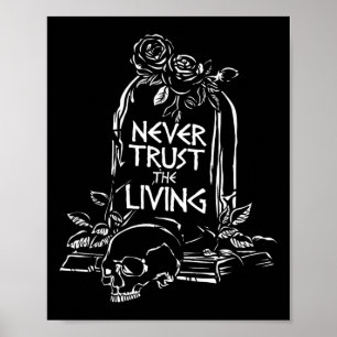 Beängstigend Spooky Halloween Ghost Sprichwort Got Poster