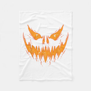 Beängstigend Spooky Kürbislaterne Gefecht Pumpkin Fleecedecke