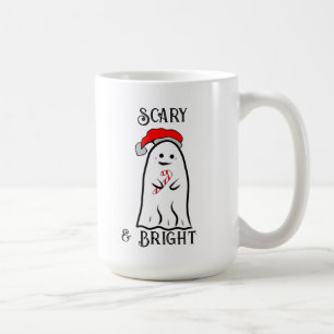 Beängstigend und hell Candy Cane Ghost Kaffeetasse