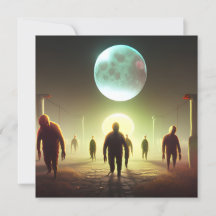 Beängstigend Walking Zombie Halloween