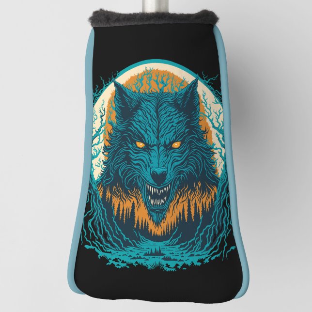 Beängstigend Werewolf Golf Headcover (Rotieren 90)
