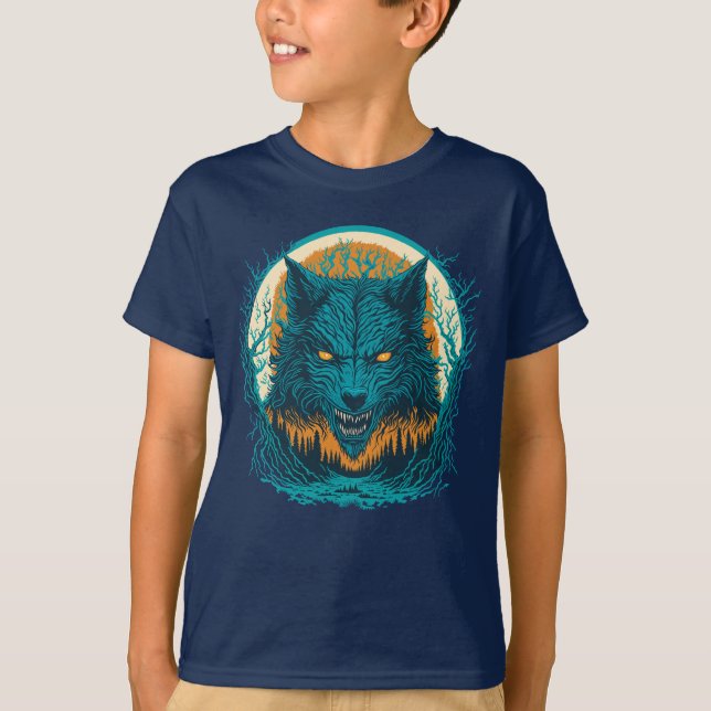 Beängstigend Werewolf T-Shirt (Vorderseite)
