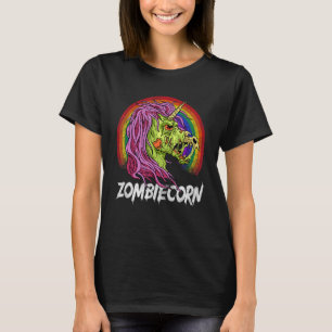 Beängstigend Zombiecorn Zombie Einhorn Halloween K T-Shirt