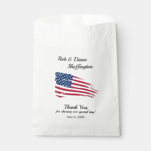 Beängstigende amerikanische Flagge Geschenktütchen