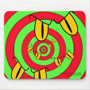 Beängstigende Augen Mousepad