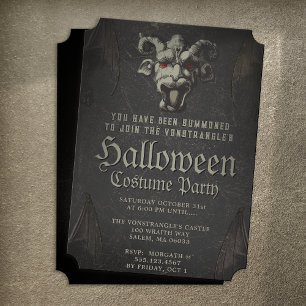 Beängstigende Demon Monster-Party Einladung