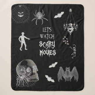 Beängstigende Filme Halloween Sherpa Blanket Sherpadecke