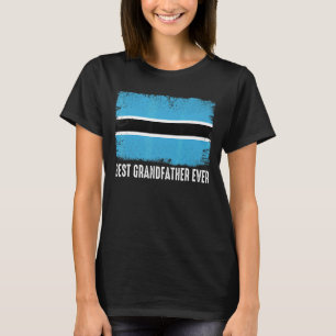 Beängstigende Flagge Botswanas Bester Großvater je T-Shirt