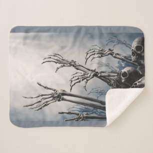 Beängstigende Friedhofshandschuhe, die zu MondHall Sherpadecke