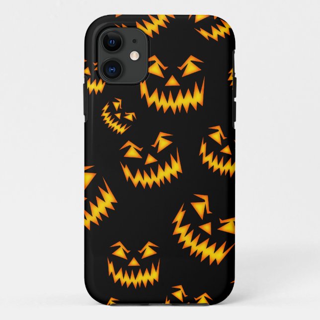 Beängstigende Halloween-Gesichter Case-Mate iPhone Hülle (Rückseite)