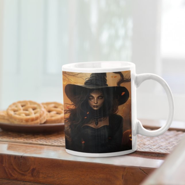 Beängstigende Halloween Hexe 36 Tasse (Scary Halloween Characters version 36 Mug
)