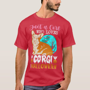 Beängstigende Halloween-Hundekorgi-Liebhaber T-Shirt