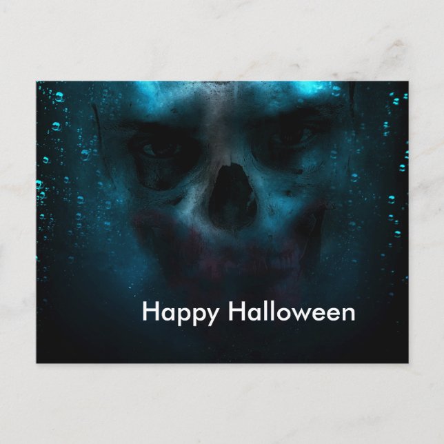 Beängstigende Halloween-Nacht Postkarte (Vorderseite)