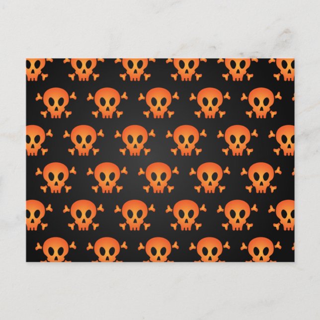 Beängstigende Halloween-Nacht Postkarte (Vorderseite)