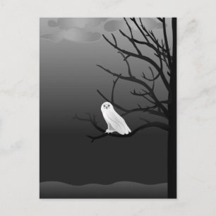 Beängstigende Halloween Night Postkarte