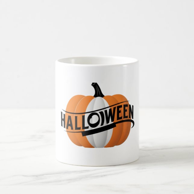 Beängstigende Halloween Pumpkin-Tasse Kaffeetasse (Mittel)