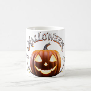 Beängstigende Halloween Pumpkin-Tasse Kaffeetasse