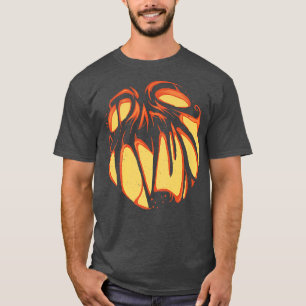 Beängstigende Halloween-Spuk Kürbisgesichtskinder T-Shirt