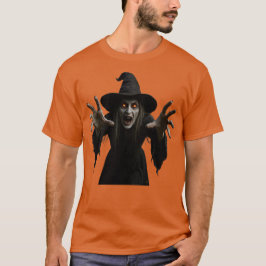 Beängstigende Hexe Halloween T-Shirt