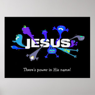 Beängstigende Jesus-Nächte Poster