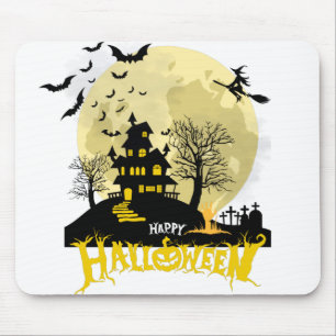 Beängstigende Kürbiskrötenkunst   Spooky Fun Mousepad