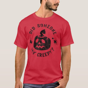 Beängstigende Kürbislaterne Pumpkin hat jemand ges T-Shirt