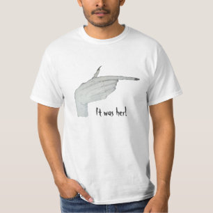 beängstigende Monster mit knarren Fingern T-Shirt