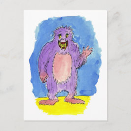 Beängstigende Monster Postkarte