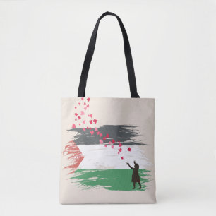 Beängstigende palästinensische Fahne Tote Bag - So
