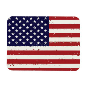 Beängstigende patriotische amerikanische Flagge Magnet