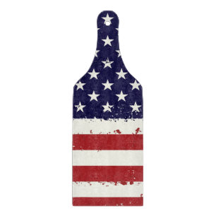 Beängstigende patriotische amerikanische Flagge Schneidebrett