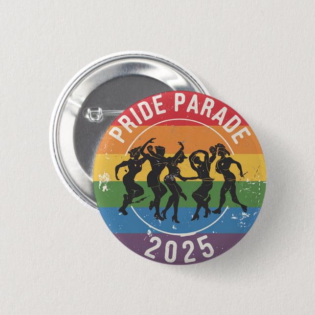 Beängstigende Persönlichkeiten der Parade Button (Vorne & Hinten)