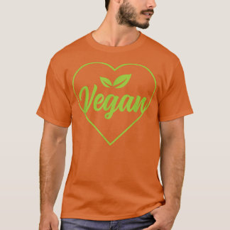 Beängstigende Pflanze Herbivore Veganes Herz T-Shirt