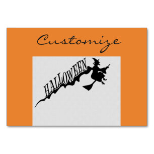 Beängstigende Rotzunge Halloween Thunder_Cove Tischnummer