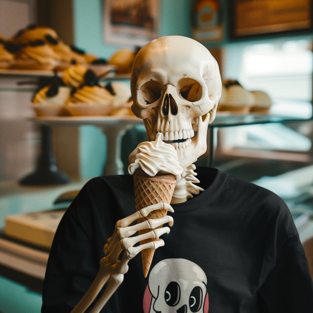 Beängstigende Saison Cartoon Skull Halloween T-Shirt (Von Creator hochgeladen)