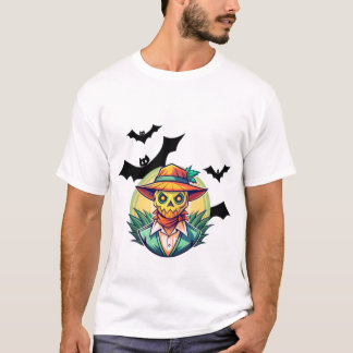 Beängstigende Schareck und Fledermaus T-Shirt