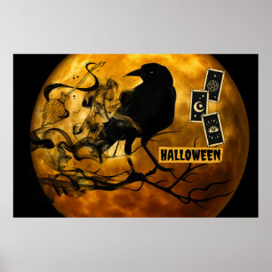 Beängstigende Schwarze Reihe, Tarot-Karten Hallowe Poster