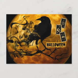 Beängstigende Schwarze Reihe, Tarot-Karten Hallowe Postkarte