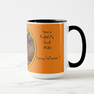 Beängstigende Skelett-Knochen-ernster Foto-Entwur Tasse