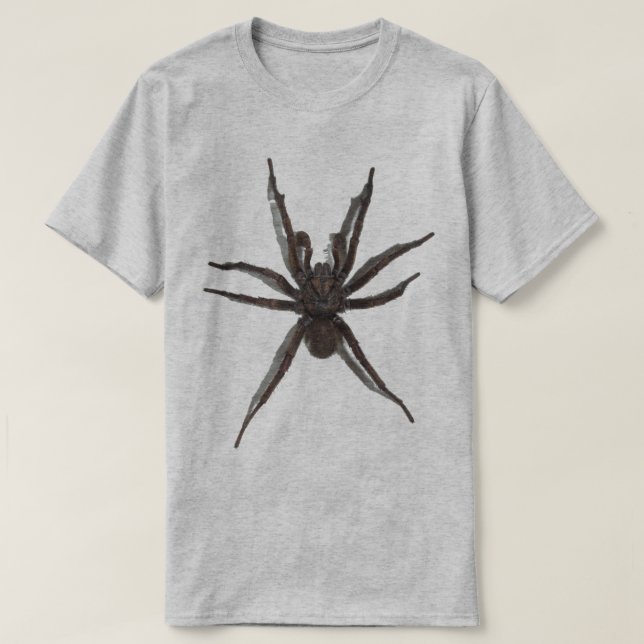Beängstigende Spinne T-Shirt (Design vorne)