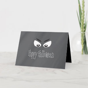 Beängstigende Spooky-Augen Karte