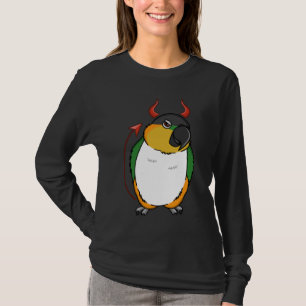 Beängstigende Teufelskleider Parrot I Schwarzer Ko T-Shirt