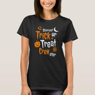 Beängstigende Trick & Leckerei Crew je Halloween-K T-Shirt