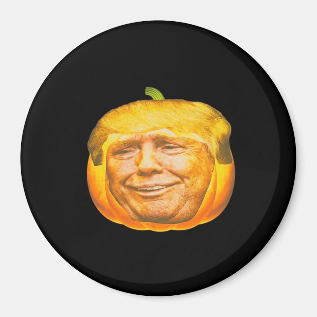 Beängstigende Trumpkin Pumpkin Halloween-Party Des Magnet (Vorne)