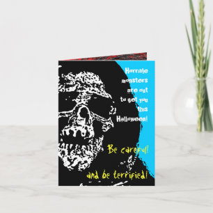 Beängstigende Überraschungskarte Karte