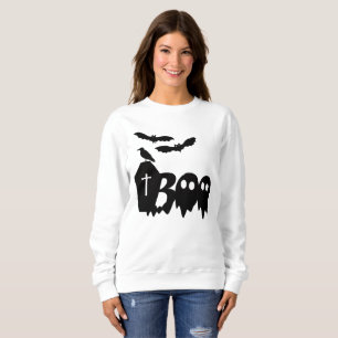 Beängstigende und leckere Ruderboote, Halloweenkos Sweatshirt