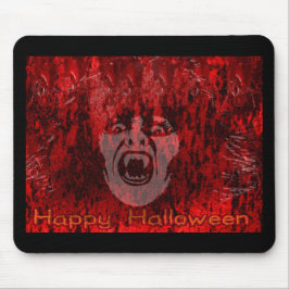 Beängstigende Vampir Lady in Blood Mousepad